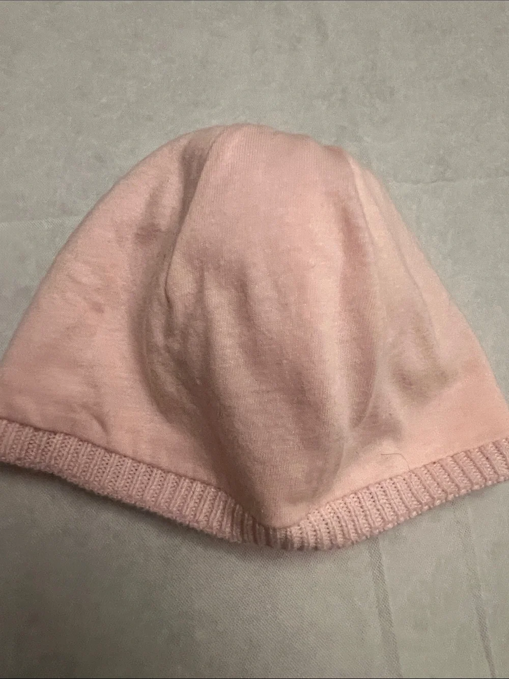 Janie and Jack | Infant Baby Pink Beanie Hat with Coral Pom Pom Size 0-3M